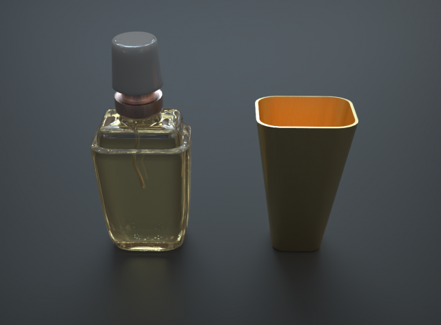 small perfume bottle 3D मॉडल .c4d .max .obj .3ds .fbx .stl .blend 
