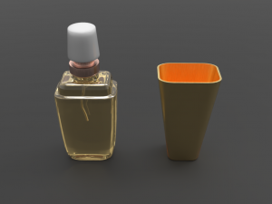 small perfume bottle 3D मॉडल
