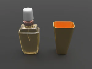 small perfume bottle 3D Model