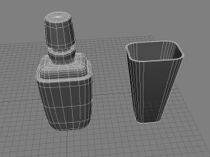 small perfume bottle 3D Model