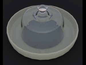 desert dish 3D 模型