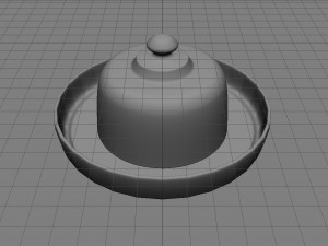 desert dish 3D 模型