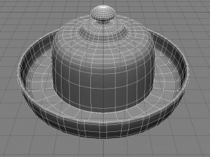 desert dish 3D 模型