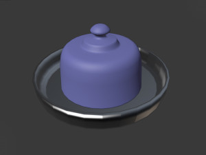 desert dish 3D 模型