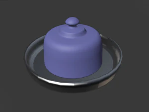 desert dish 3D Model