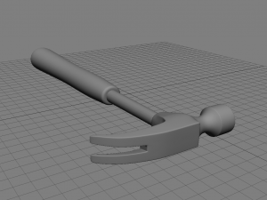 large hammer Model 3D