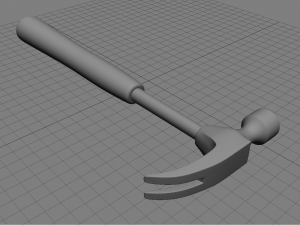 large hammer Model 3D