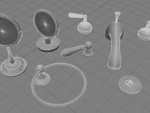 bathroom chrome pack 3D 模型