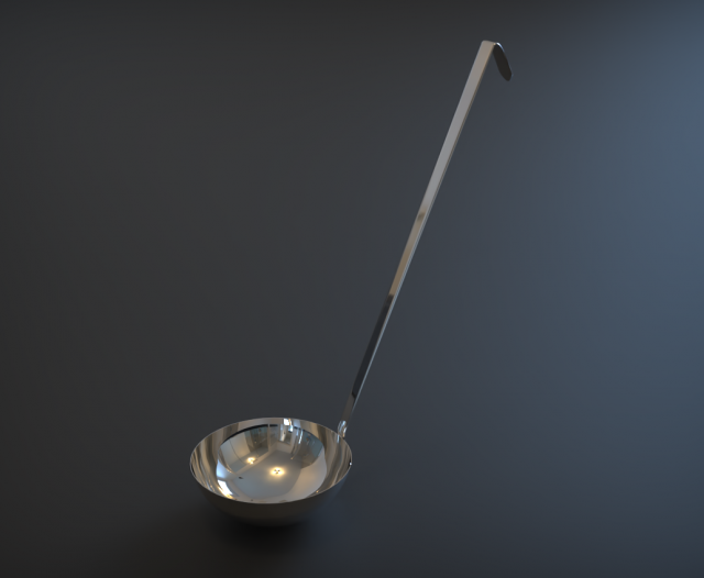 soup spoon 3D 모델 .c4d .max .obj .3ds .fbx .stl .blend 