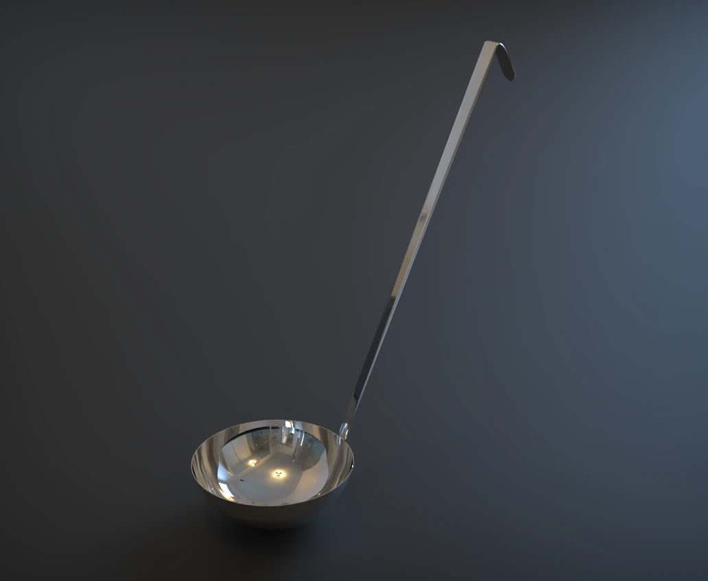 soup spoon 3D Model .c4d .max .obj .3ds .fbx .stl .blend