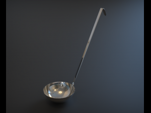 soup spoon Modello 3D
