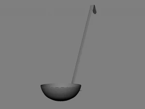 soup spoon 3D Model