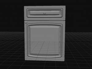 vintage cupboard drawer 3D मॉडल