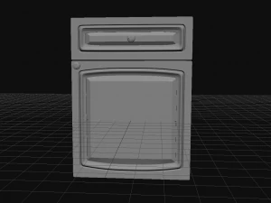 vintage cupboard drawer 3D Model