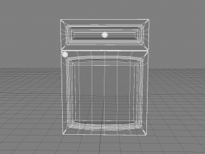 vintage cupboard drawer 3D मॉडल