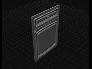 vintage cupboard drawer 3D Model
