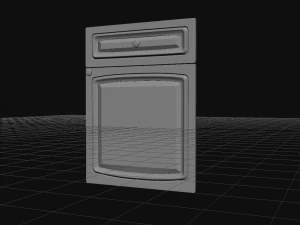 vintage cupboard drawer 3D Model