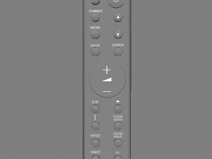 remote controller 3D Model