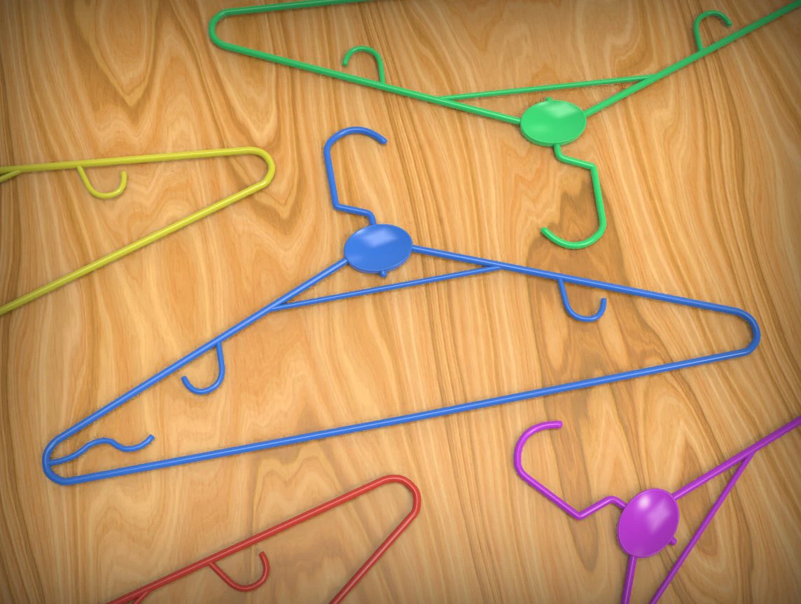 coathanger 3D Model .c4d .max .obj .3ds .fbx .stl .blend 