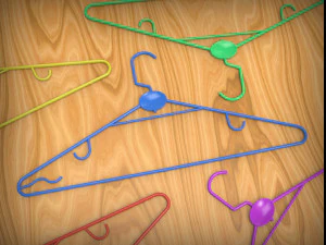 gantungan jas Model 3D