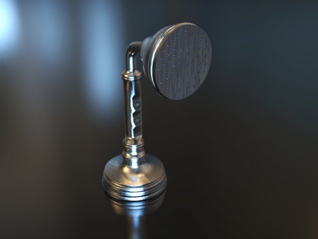 shower head 3D Модель .c4d .max .obj .3ds .fbx .stl .blend 