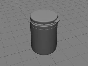 vitamin container 3D Model