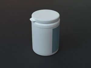 vitamin container 3D Model