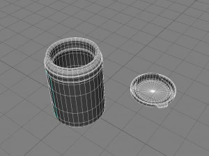vitamin container 3D Model