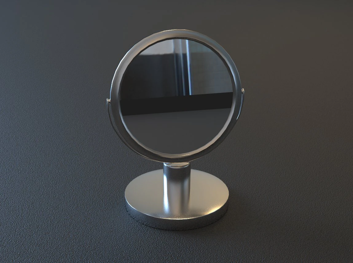 bathroom mirror type 2 3D Model .c4d .max .obj .3ds .fbx .stl .blend 