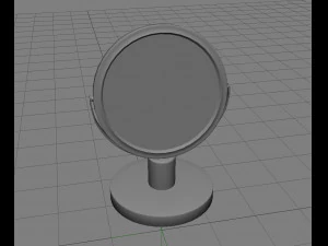 bathroom mirror type 2 3D Model