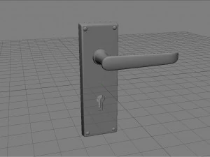 standard door handle 3D Model