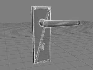 standard door handle 3D Model