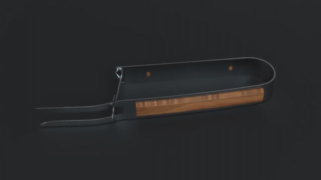 meat fork 3D Model .c4d .max .obj .3ds .fbx .stl .blend 