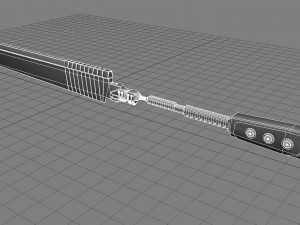 cyberpunk sword 3D Model