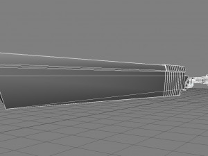 cyberpunk sword 3D Model