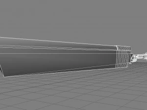 cyberpunk sword 3D Model