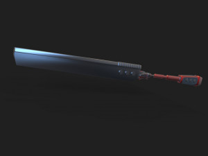 cyberpunk sword 3D Model
