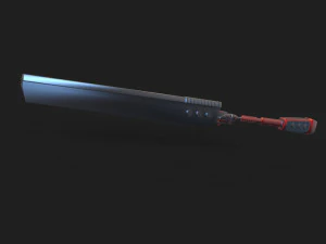 cyberpunk sword 3D Model