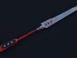cyberpunk sword 3D Model
