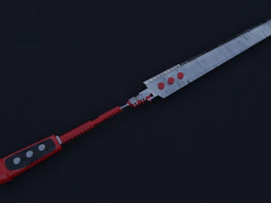 cyberpunk sword 3D Model