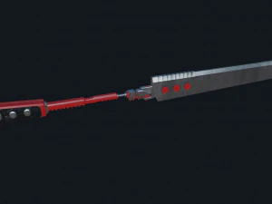 cyberpunk sword 3D Model