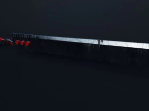 cyberpunk sword 3D Model