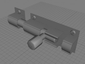 simple lock Modello 3D