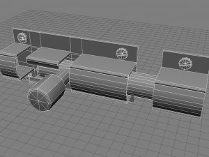 간단한 자물쇠 3D 모델