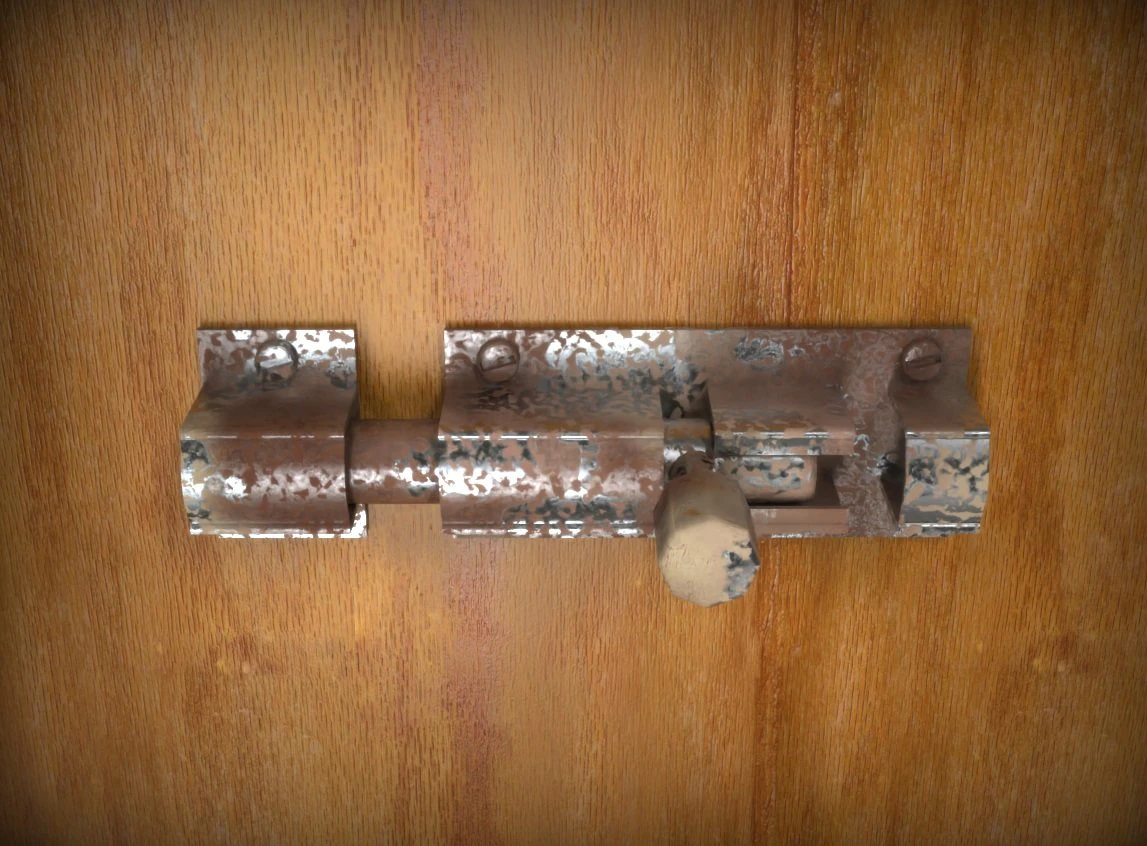 간단한 자물쇠 3D 모델 .c4d .max .obj .3ds .fbx .stl .blend 