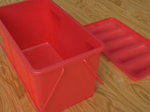 plastic box Modello 3D