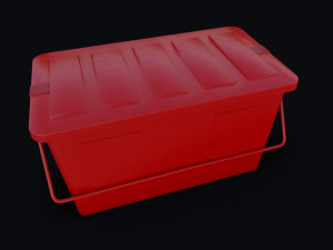 plastic box Modello 3D
