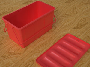 plastic box Modello 3D
