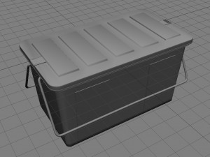 plastic box Modello 3D