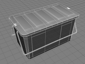 plastic box Modello 3D